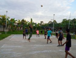 Satgas TMMD ke-126 Kodim 1208/Sambas Laksanakan Olahraga Bersama Warga