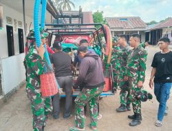 Satgas TMMD Kodim 1207/Pontianak Mengadakan Penyuluhan tentang Karhutla Kepada Masyarakat 