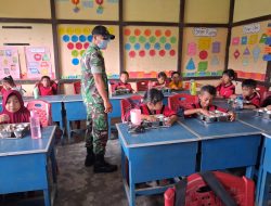 Babinsa Koramil 1204-11/Tayan Hulu Cek Pelaksanaan Program Makan Bergizi Gratis Di Kecamatan Tayan Hulu
