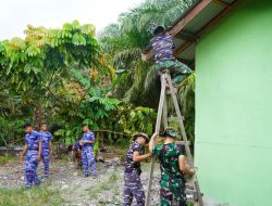 Jelang Penutupan Satgas TMMD Ke 126 Kodim 1208/Sambas Finishing Berbagai Sasaran Fisik
