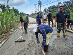 Satgas TMMD Kodim 1207/Pontianak Laksanakan Percepatan Pengecoran Jalan