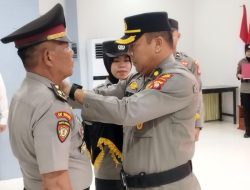 Polres Sintang Gelar Upacara Korp Raport Kenaikan Pangkat Pengabdian Bagi Salah Satu Personelnya