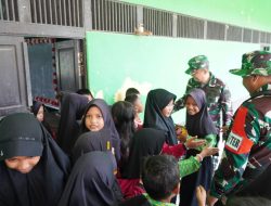 Siswa siswi SDN 11 Kota Lama Riang Gembira, Sekolahnya Kini Miliki MCK Berkat TMMD Regtas Ke-126 Kodim 1208/Sambas