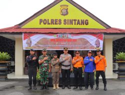 Polres Sintang Gelar Apel Kesiapsiagaan Hadapi Bencana Hidrometeorologi