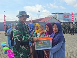 Upacara Penutupan TMMD Kodim 1206/Pontianak Serta Gerakan Pangan Murah