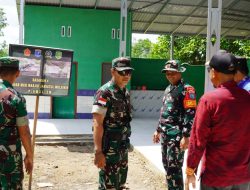Danrem 121/Abw Tinjau MCK Dan Tempat Wudhu Masjid Jamiatul Muslimin 