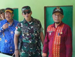 Camat Galing Sampaikan Terima Kasih kepada Satgas TMMD Ke-126 Kodim 1208/Sambas Atas Pembangunan MCK Sekolahan