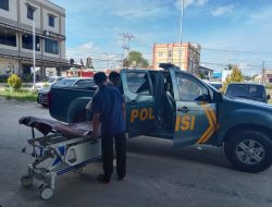 Kesigapan Piket Pamapta Polres Melawi Tangani Laka Lantas Di Desa Labang Korban Langsung Dievakuasi Ke Rumah Sakit
