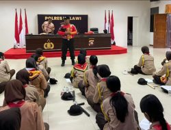 Saka Bhayangkara Melawi Gelar Latihan Bela Diri Tongkat Polri Siapkan Diri Untuk Kemah Bhakti