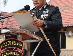 Kapolres Melawi Pimpin Upacara Hari Pahlawan Personel Antusias Ikuti Jalannya Kegiatan