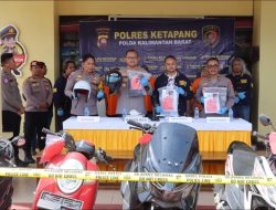 Polres Ketapang Gelar Konferensi Pers Kasus Curanmor Yang sempat Viral Di Media Sosial