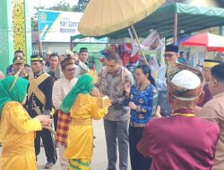 Polsek Ngabang Laksanakan Pengamanan Makan Saprahan Masal Dalam Rangka Tumpang Negeri Yang Ke – XXV
