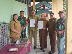 Babinsa Koramil 1204-12/Parindu Pantau Pelaksanaan Program Makanan Bergizi Gratis Di SDN 08 Senunuk