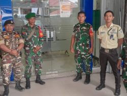 Anggota Koramil 1204-04/Kembayan Gelar Patroli Bersama Komponen Masyarakat Untuk Ciptakan Situasi Kondusif