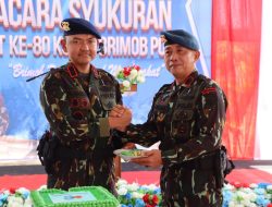 Kapolres Ketapang Hadiri Acara Syukuran HUT Brimob Ke-80 Di Kompi 4 Yon A Pelopor Forkopimda Ketapang Turut Hadir