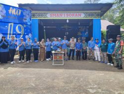 Kapolsek Sokan Hadiri Hari Ulang Tahun SMA N 1 Sokan