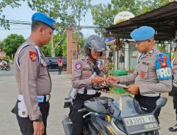 Propam Polresta Pontianak Gelar Gaktibplin Personel Saat Memasuki Mako Jelang Operasi Zebra Kapuas 2025