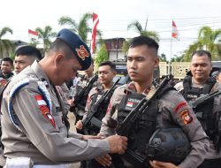 Satbrimob Polda Kalbar Gelar Gaktiblin Untuk Cegah Pelanggaran Yang Mencoreng Nama Baik Institusi 