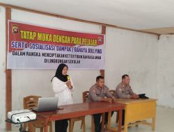Satbinmas Polres Melawi Cegah Bahaya Dan Dampak Bullying Di SMK Bina Kusuma Nanga Pinoh