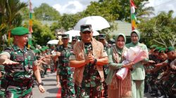 Kunjungan kerja Ke Yonif 642/Kapuas Pangdam XII/Tpr Tekankan Para Prajurit Selalu Berlatih Agar Siap Melaksanakan Penugasan Di Masa Yang Akan Datang