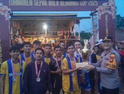 Penutupan Turnamen Sepak Bola Keramas Cup 2025 Berlangsung Meriah Di Kecamatan Mandor