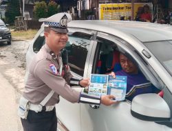Operasi Zebra Kapuas Masuk Hari Ke-10, Polres Melawi Terus Lakukan Sosialisasi Dan Himbauan Lalu Lintas