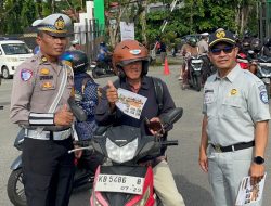Hari kKe-12 Satgas Operasi Zebra Kapuas Terus Gencarkan Sosialisasi Dan Penertiban Untuk Wujudkan Kamseltibcarlantas