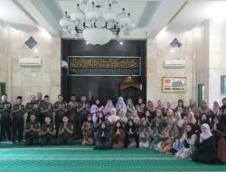 Prajurit Dan Persit Korem 121/Abw Gelar Doa Bersama Sebagai Sarana Untuk Mendekatkan Diri Kepada Tuhan Yang Maha Esa