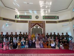 Peduli Korban Bencana Sumatera Dan Aceh Kodim 1204/Sanggau Bersama Persit KCK Cab.XLVIII Gelar Shalat Ghaib Doa Bersama