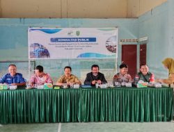 Babinsa Gayung Bersambut Hadiri Konsultasi Publik Pemanfaatan Dan Pengambilan Permukaan Air Di Wilayah Binaan