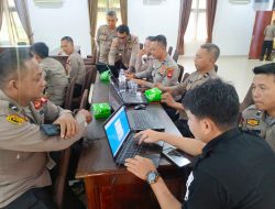 Tingkatkan Profesionalisme Polres Landak Adakan Pelatihan Sekretariat