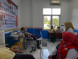 Sinergi Polri–Satpam Wakapolres Melawi Hadiri Dan Tinjau Donor Darah Di RSUD Melawi