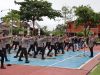 Tingkatkan Kesiapsiagaan Wakapolres Melawi Komandoi Latihan Bela Diri Usai Apel Pagi