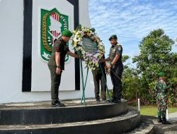 Kodim 1204/Sanggau Gelar Upacara Dan Ziarah Makam Pahlawan Dalam Rangka Memperingati Hari Juang Kartika Ke-80 Tahun 2025