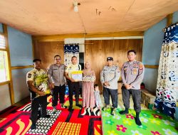 Satbinmas Polres Melawi Bersama Panitia Hut Satpam Ke 45 Gelar Anjangsana