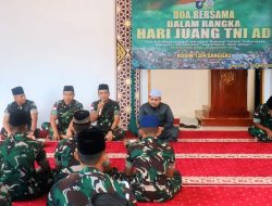 Dalam Rangka Memperingati Hari Juang TNI AD Ke-80 Tahun 2025 Korem 121/Abw Bersama Jajaran Melaksanakan Doa Bersama Lintas Agama
