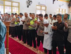 Polres Melawi Gelar Doa Bersama Dan Sholat Gaib untuk Korban Bencana Alam