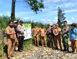 Kodim 1209/Bengkayang Dampingi Kegitan Monitoring Dana Desa Berupa Pembangunan Jalan