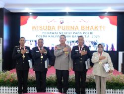 Penuh Haru Dan Penghargaan Polda Kalbar Wisuda 59 Personel Purna Bakti