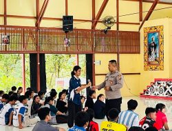 Sat Binmas Polres Melawi Beri Penyuluhan Bahaya Judi Online Di SMA Santa Maria Nanga Pinoh