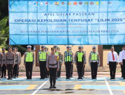 Polres Melawi Gelar Apel Pasukan Operasi Lilin 2025 Kapolres Bacakan Amanat Kapolri