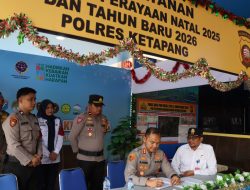 Kapolres Ketapang Lakukan Pengecekan Kesiapan Pos Operasi Lilin Kapuas 2025