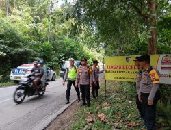 Waka Ops Lilin Kapuas 2025 Polres Melawi Cek Jalur Rawan Kecelakaan Dan Longsor Jelang Nataru