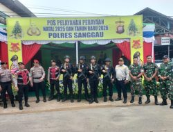 Kodim 1204/Sanggau Melaksanakan PAM Keamanan Nataru Di Wilayah Kabupaten Sanggau 