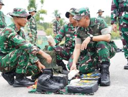 Kodam XII/Tpr Siagakan Satu Kompi Yonzipur 6/SD Untuk Percepatan Penanggulangan Bencana Di Aceh Utara
