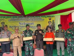 Kasdim 1204/Sanggau Bersama Forkopimda Kabupaten Sanggau Tinjau Pos Pengamanan Nataru Pujasera