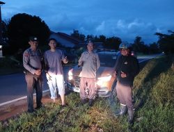 Respon Cepat Polres Ketapang Terhadap Kendaraan Mogok Melalui Call Center 110