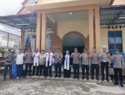 Kapolres Melawi Pimpin Patroli Dan Pengecekan Pengamanan Ibadah Gereja