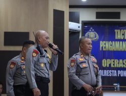 Antisipasi Kerawanan Malam Tahun Baru 2026 Polresta Pontianak Laksanakan Tactical Floor Game