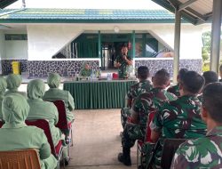 Awali Kepemimpinan Dandim 1202/Singkawang Bangun Komunikasi Lewat Jam Komandan